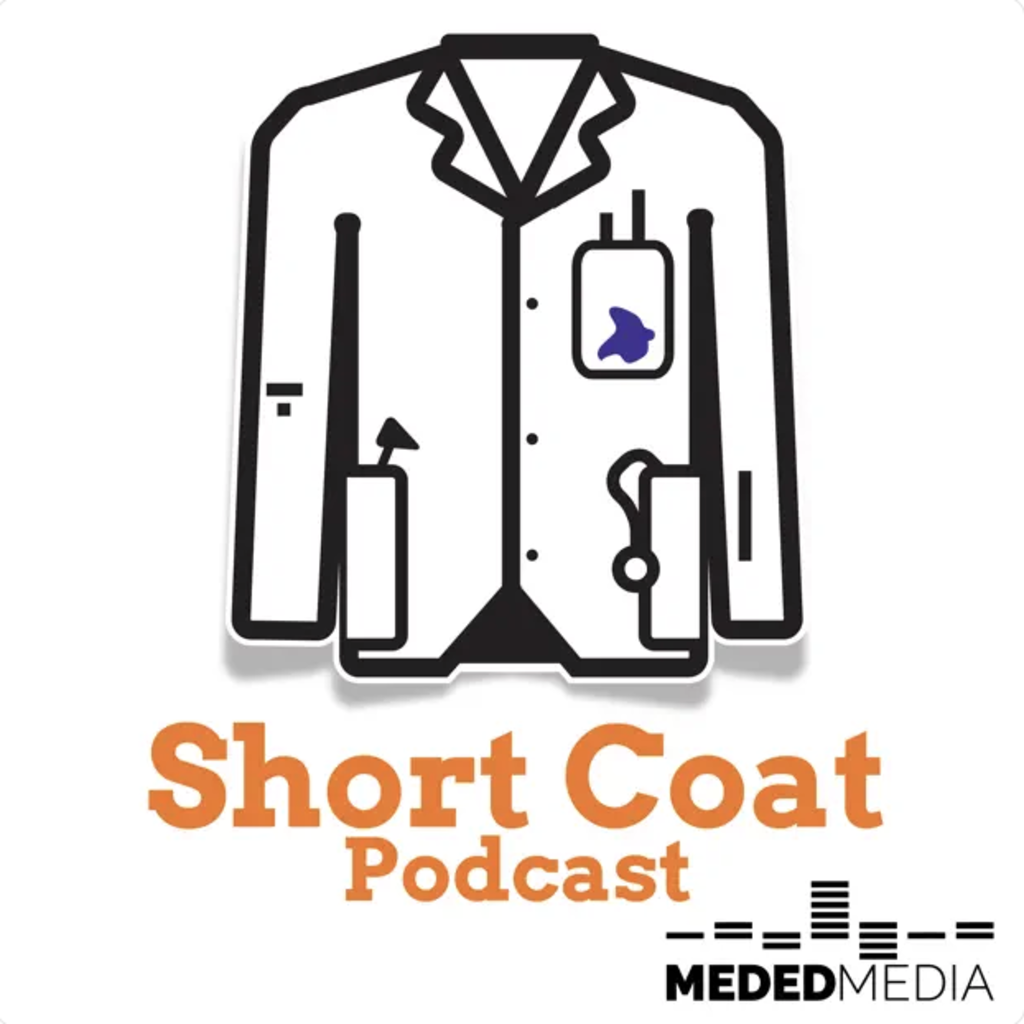 drawing of a medical coat