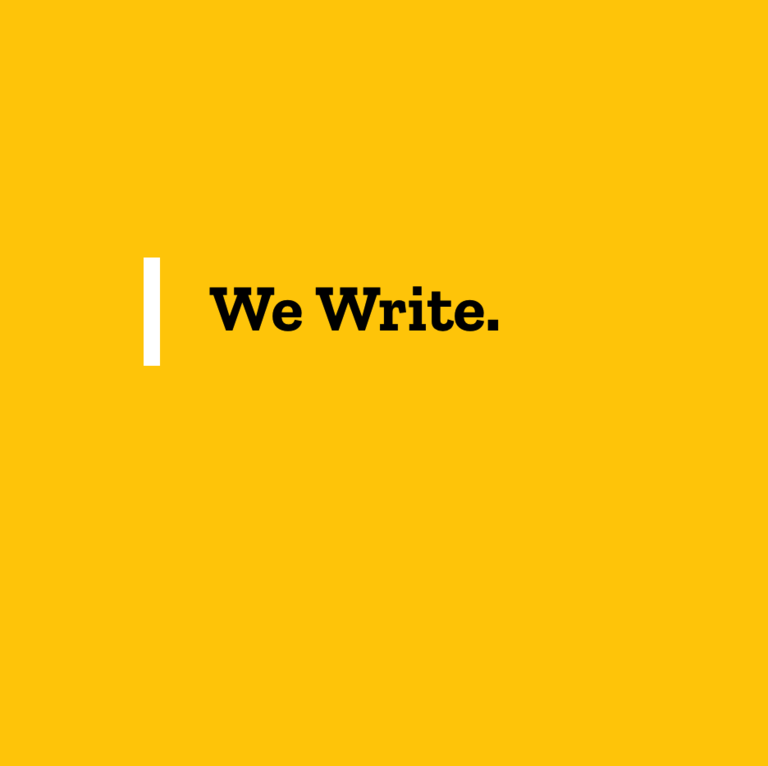 We Write