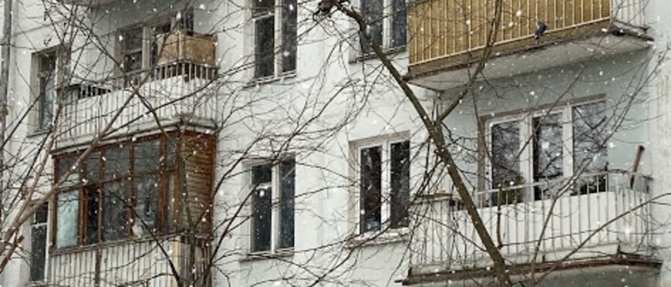 balconies in the snow
